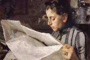 Anders Zorn Emma Zorn reading china oil painting reproduction